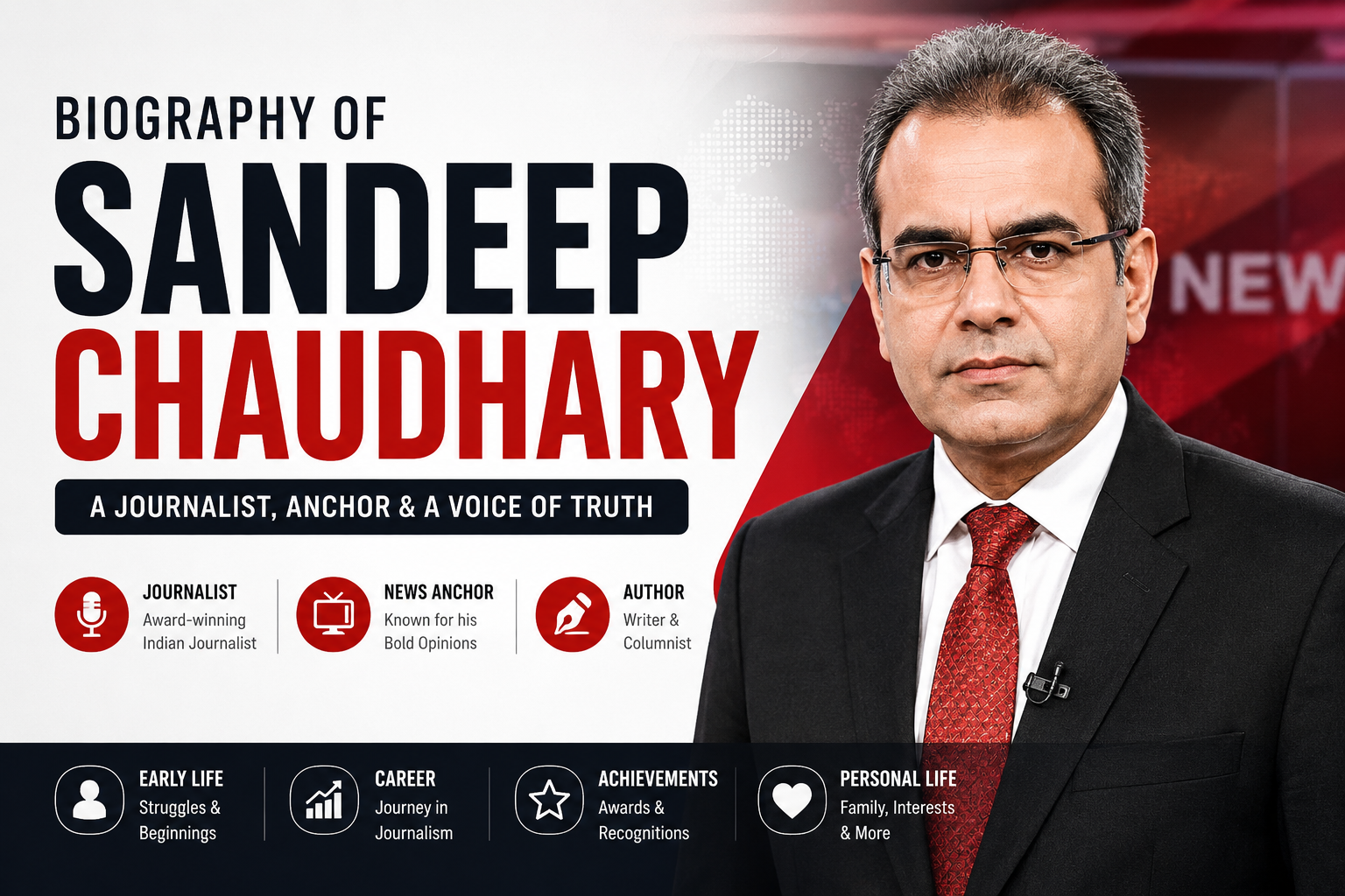 Sandeep Chaudhary Journalist Biography, Career and Net Worth